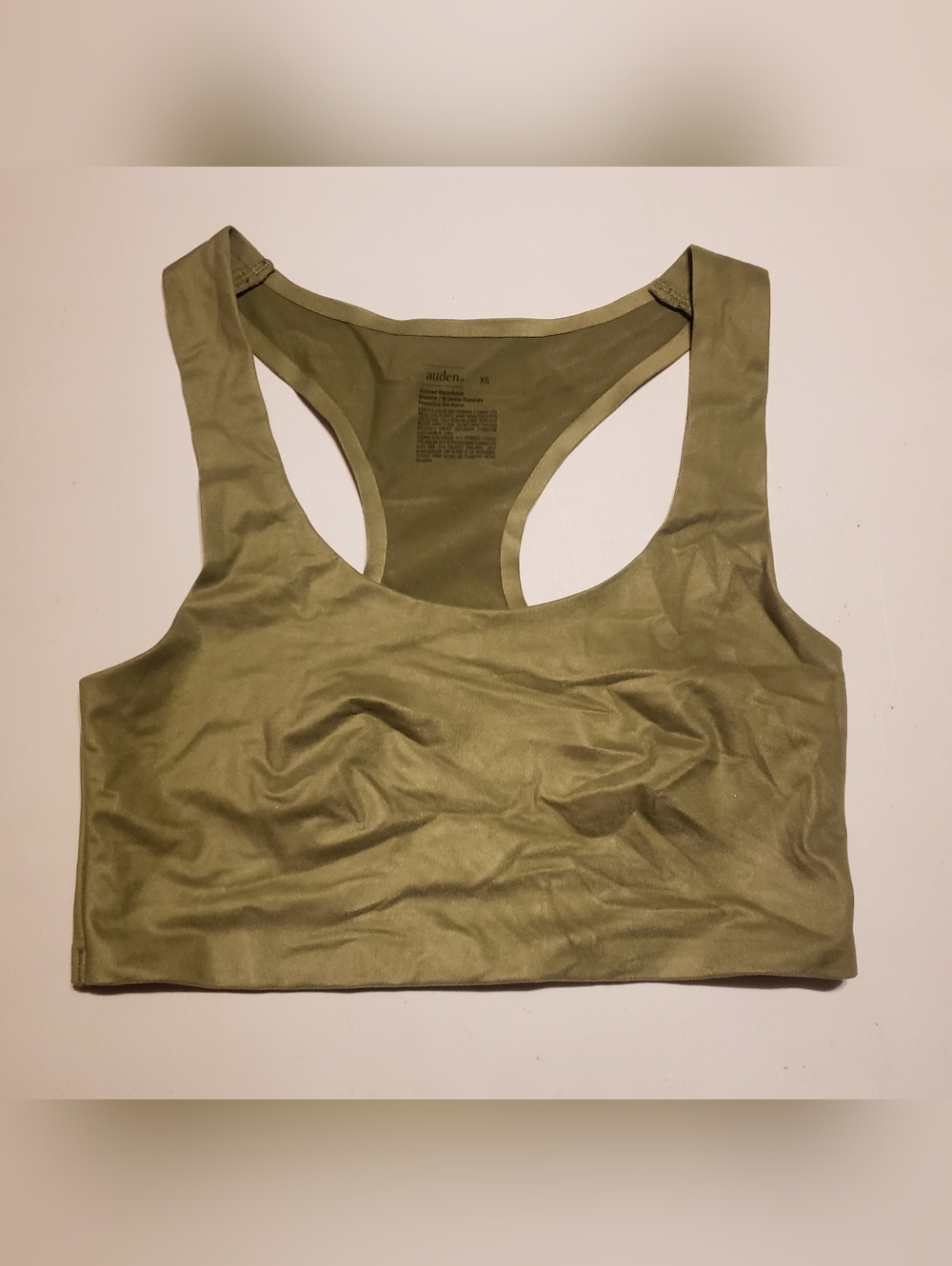 Auden Olive Green Racerback Bralette